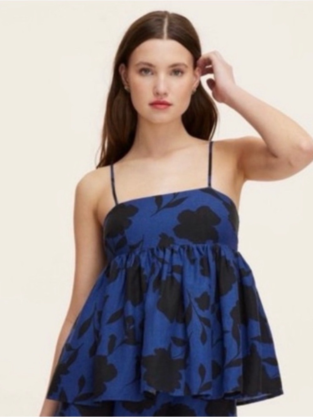 Kate Spade x Target Linen Babydoll Tank 2X